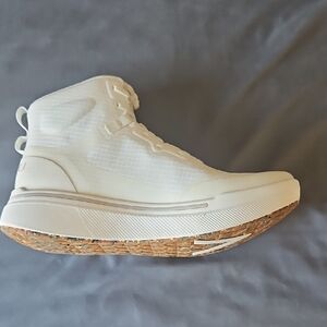 Ahnu Cream High-Top Sneakers